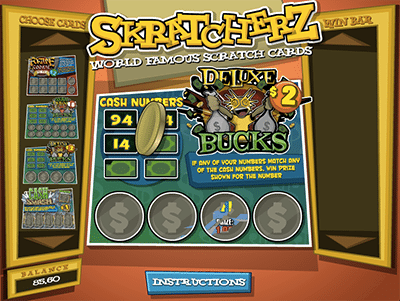 Skratchez online scratchies by BetSoft